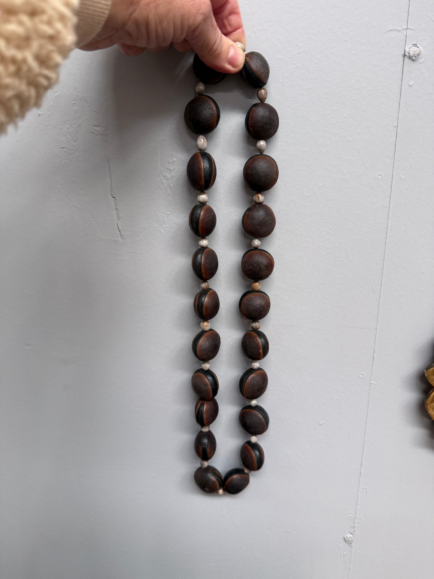 Vintage Tribal Seeds Necklace