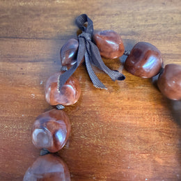 Vintage Kukui Nut Lei Necklace Nut Necklace