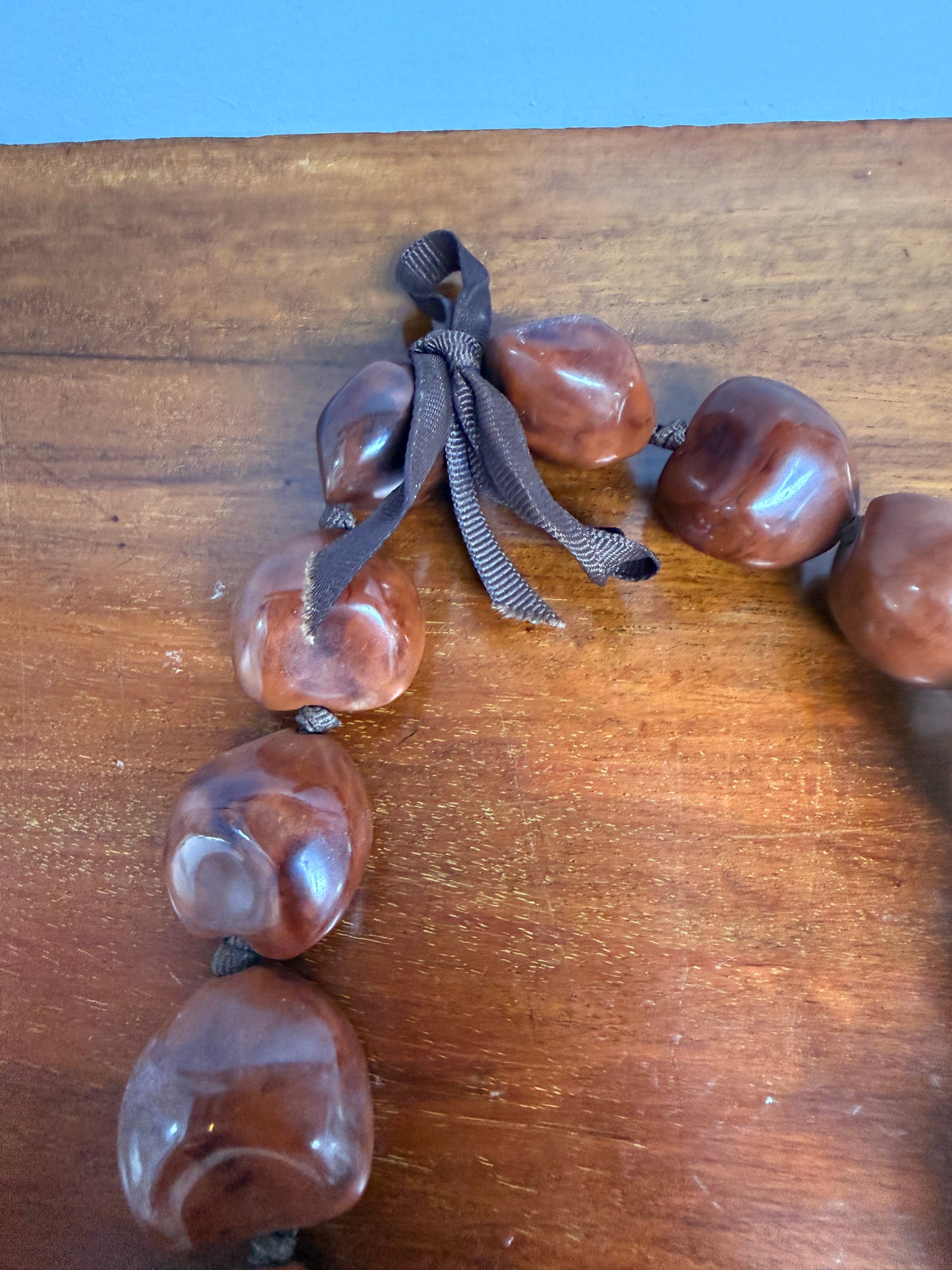 Vintage Kukui Nut Lei Necklace Nut Necklace