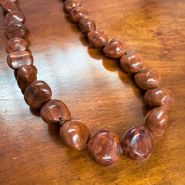 Vintage Kukui Nut Lei Necklace Nut Necklace
