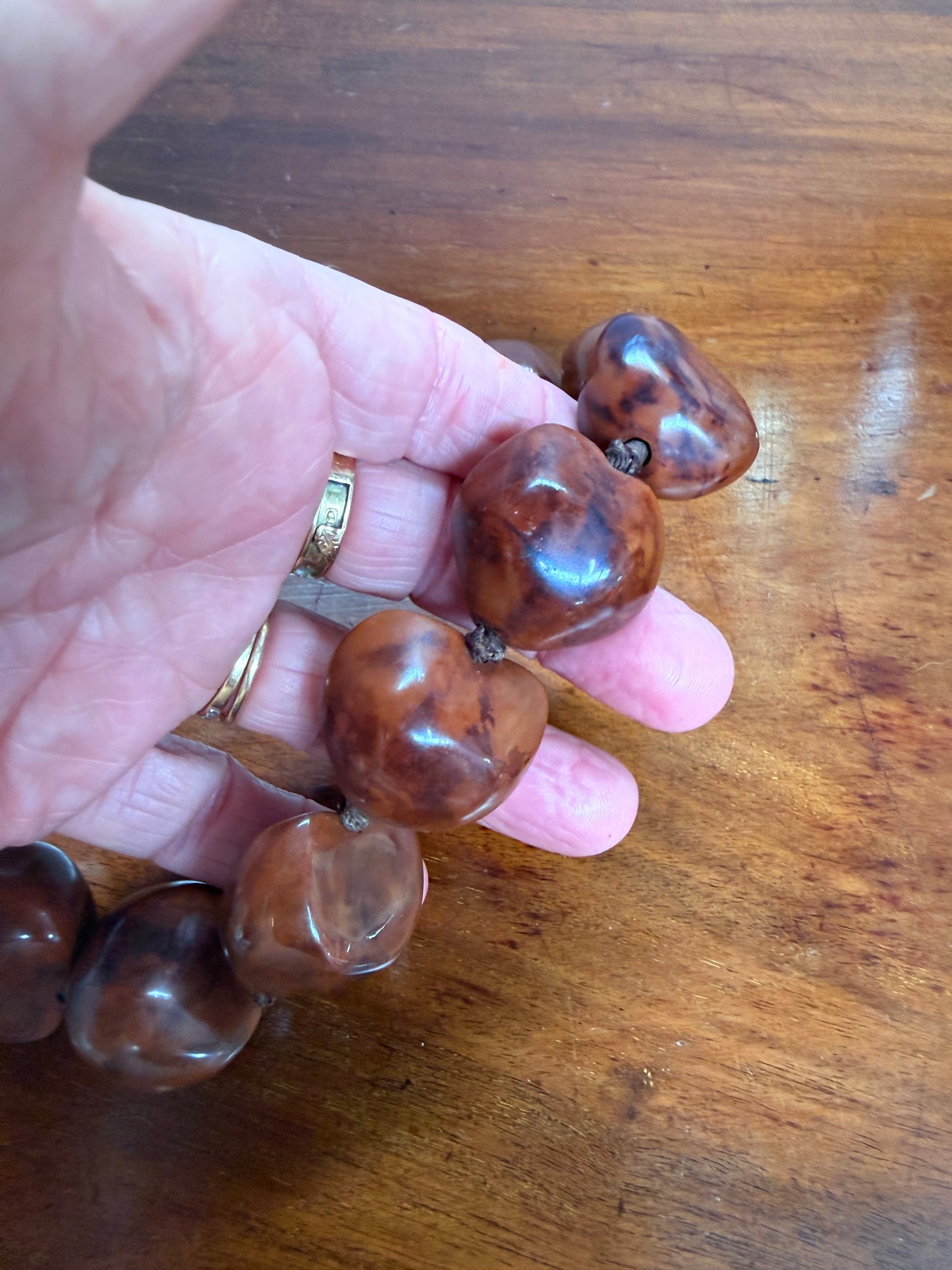 Vintage Kukui Nut Lei Necklace Nut Necklace