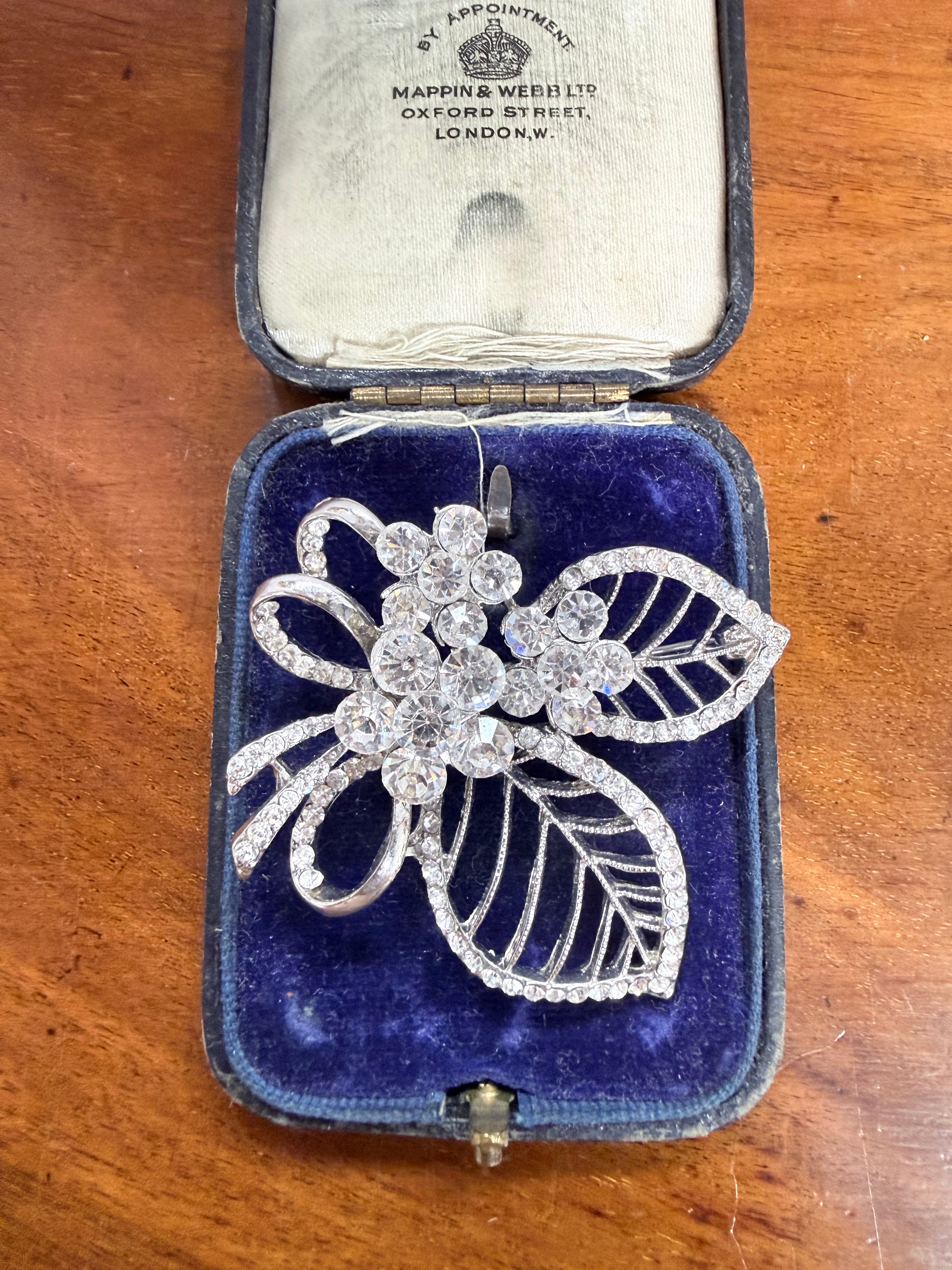 Vintage Rhinestone Crystal Brooch | Antique & Vintage | Moonee Ponds Antiques | Australia Wide