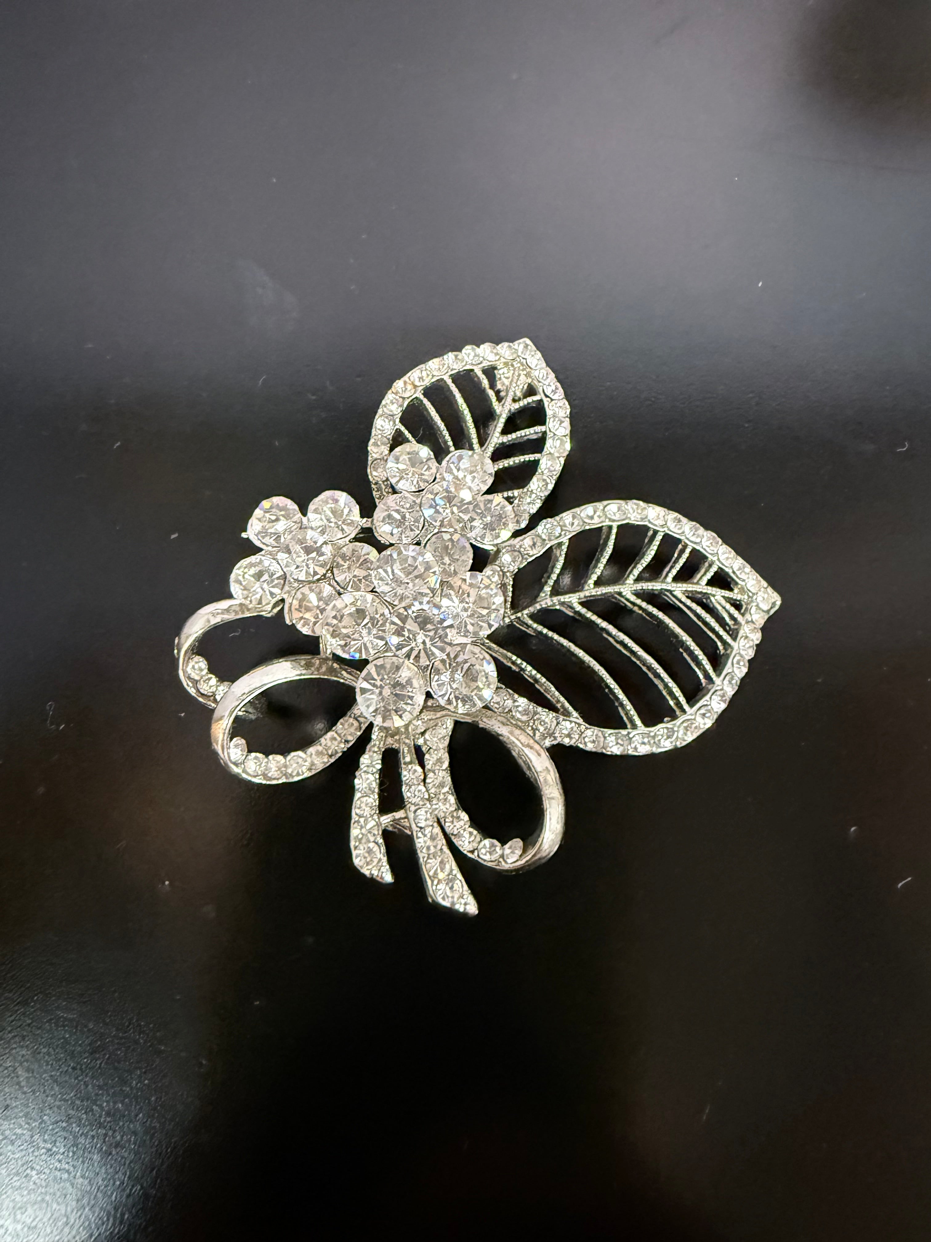 Vintage Rhinestone Crystal Brooch | Antique & Vintage | Moonee Ponds Antiques | Australia Wide