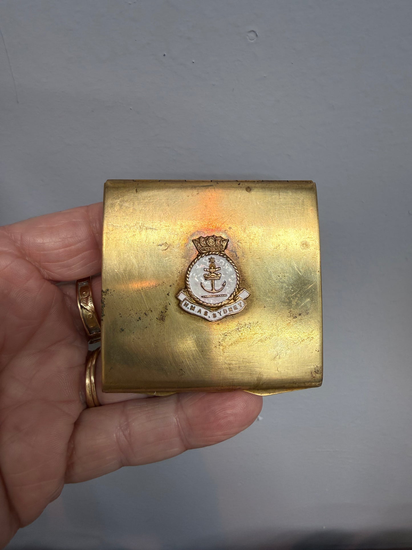 HMAS Sydney (WW2) Sweetheart Compact