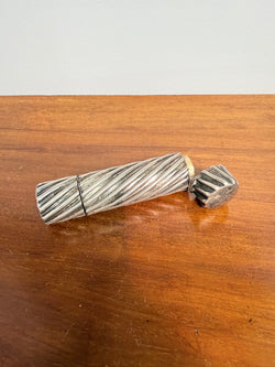 Highly Collectible "Sampson Mordant" Double Ended Spiral Sterling Silver Scent Bottle | Antique & Vintage | Moonee Ponds Antiques | Australia Wide Delivery
