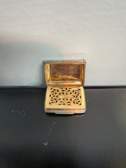 George IV Silver & Gold (22ct) Vinaigrette | Antique & Vintage | Moonee Ponds Antiques | Australia Wide Delivery