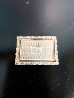 George IV Silver & Gold (22ct) Vinaigrette | Antique & Vintage | Moonee Ponds Antiques | Australia Wide Delivery