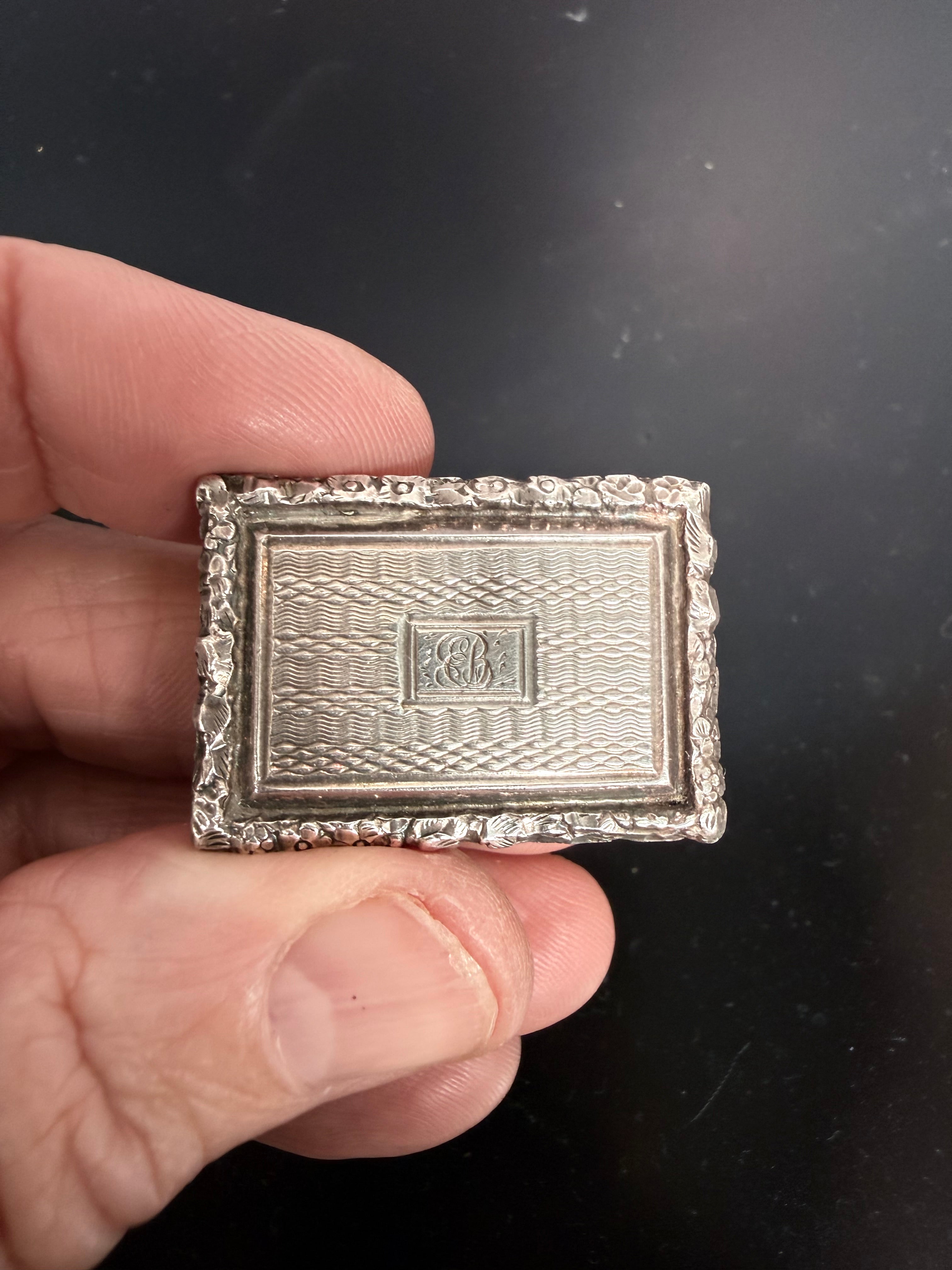 George IV Silver & Gold (22ct) Vinaigrette | Antique & Vintage | Moonee Ponds Antiques | Australia Wide Delivery