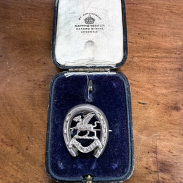 British C1911 "The Buffs" Silver Sweetheart Brooch - Hallmarked