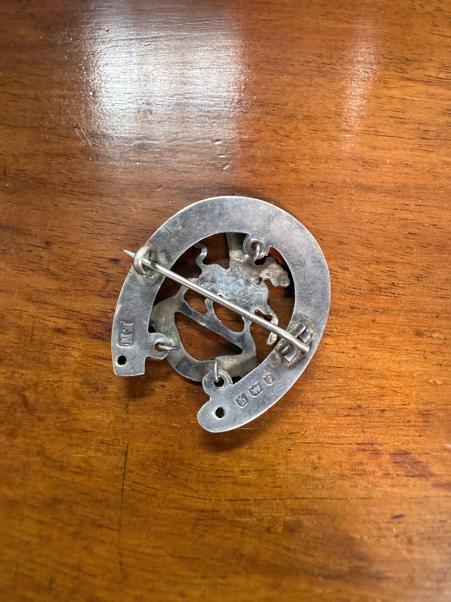 British C1911 "The Buffs" Silver Sweetheart Brooch - Hallmarked