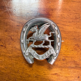 British C1911 "The Buffs" Silver Sweetheart Brooch - Hallmarked