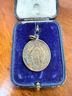 Large Antique Holy Family Pendant | Antique & Vintage | Moonee Ponds Antiques | Australia Wide Delivery