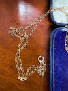 Edwardian 9ct Gold Silver Lined Amethyst Pendant & Chain | Antique & Vintage | Moonee Ponds Antiques | Australia Wide Delivery
