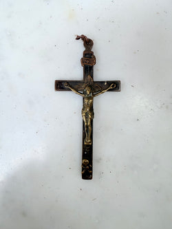 Antique Cast Brass Crucifix. | Antique & Vintage | Moonee Ponds Antiques | Australia Wide Delivery