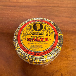Vintage Rawleigh's Salve Tin & Contents