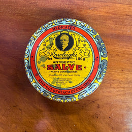 Vintage Rawleigh's Salve Tin & Contents