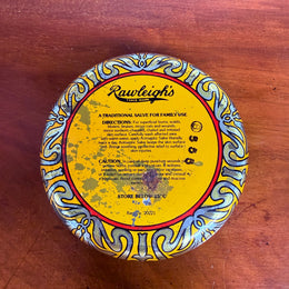 Vintage Rawleigh's Salve Tin & Contents