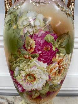 Pair of Pretty Edwardian Mantle Vases | Antique & Vintage | Moonee Ponds Antiques | Australia Wide Delivery
