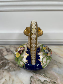Bloor Derby Jug with Flowers In Relief | Antique & Vintage | Moonee Ponds Antiques | Australia Wide Delivery