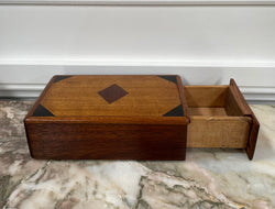 Vintage Mahogany, Walnut and Cedar Box | Antique & Vintage | Moonee Ponds Antiques | Australia Wide Delivery