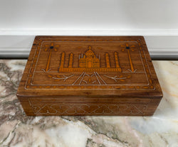 Inlaid Indian Camphor Wood Box | Antique & Vintage | Moonee Ponds Antiques | Australia Wide Delivery