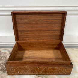 Inlaid Indian Camphor Wood Box