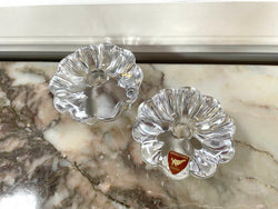 Pair of Orrefors Candle Holders | Antique & Vintage | Moonee Ponds Antiques | Australia Wide Delivery