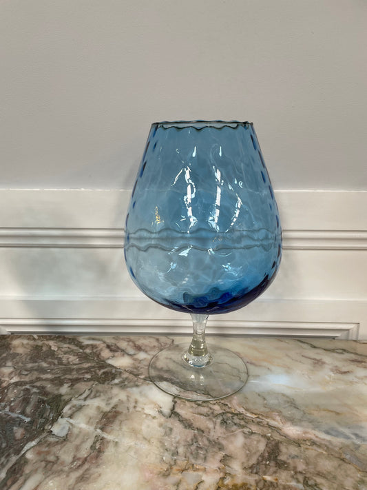 Vintage Italian Empoli Glass Bowl