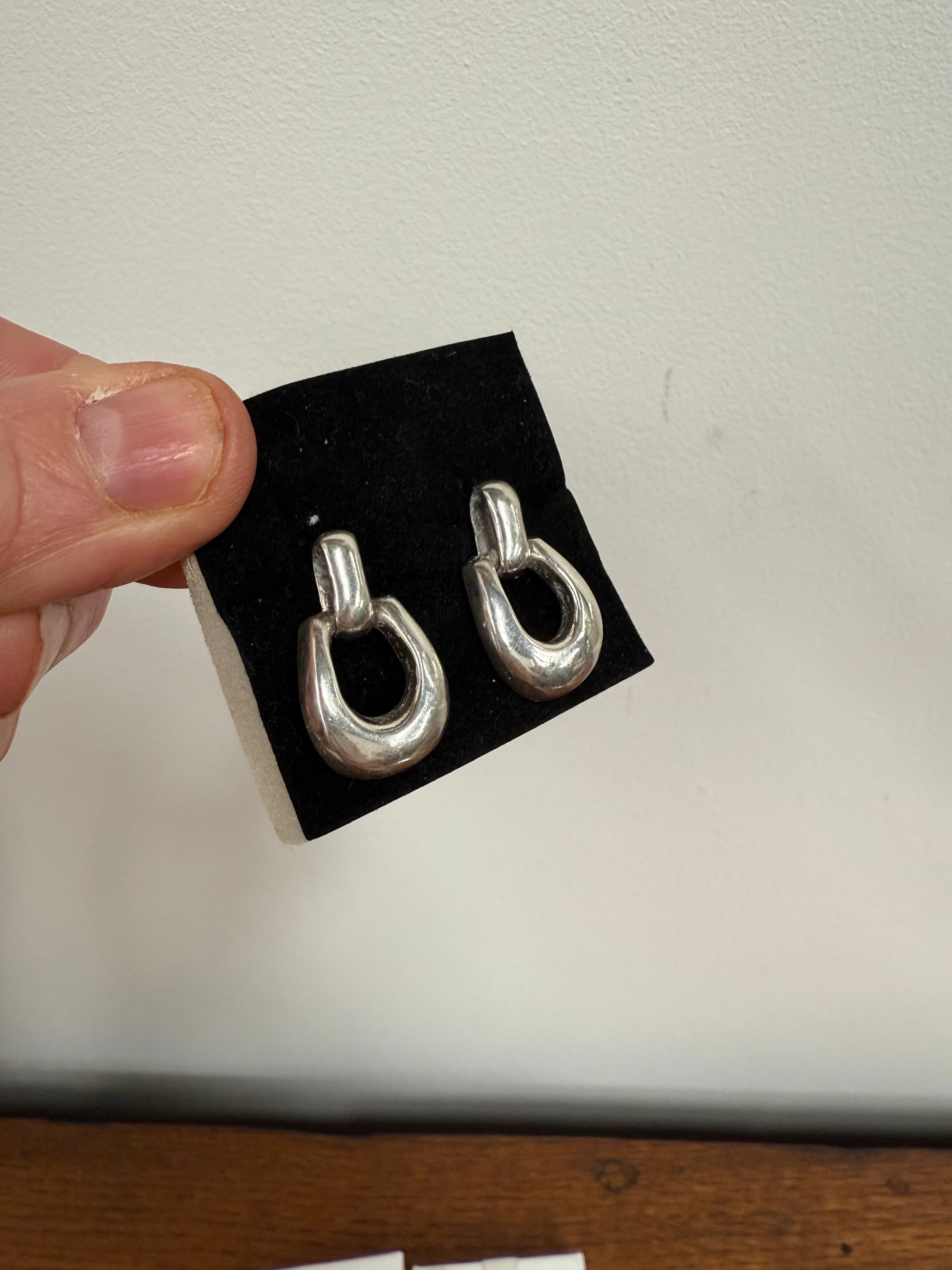 Sterling Silver Pierced Earrings | Antique & Vintage | Moonee Ponds Antiques | Australia Wide Delivery