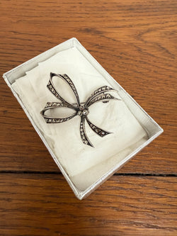 Charming Vintage Marcasite Bow Brooch | Antique & Vintage | Moonee Ponds Antiques | Australia Wide Delivery