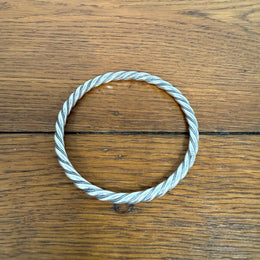 Very Attractive Sterling Silver Twist Bracelet