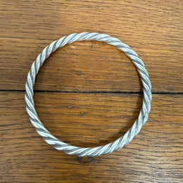 Very Attractive Sterling Silver Twist Bracelet