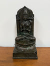 Antique Bronze Statue of Goddess Tara On Throne | Antique & Vintage | Moonee Ponds Antiques | Australia Wide Delivery