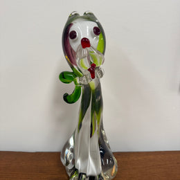 Vintage Murano Style Seguso Dog Figure