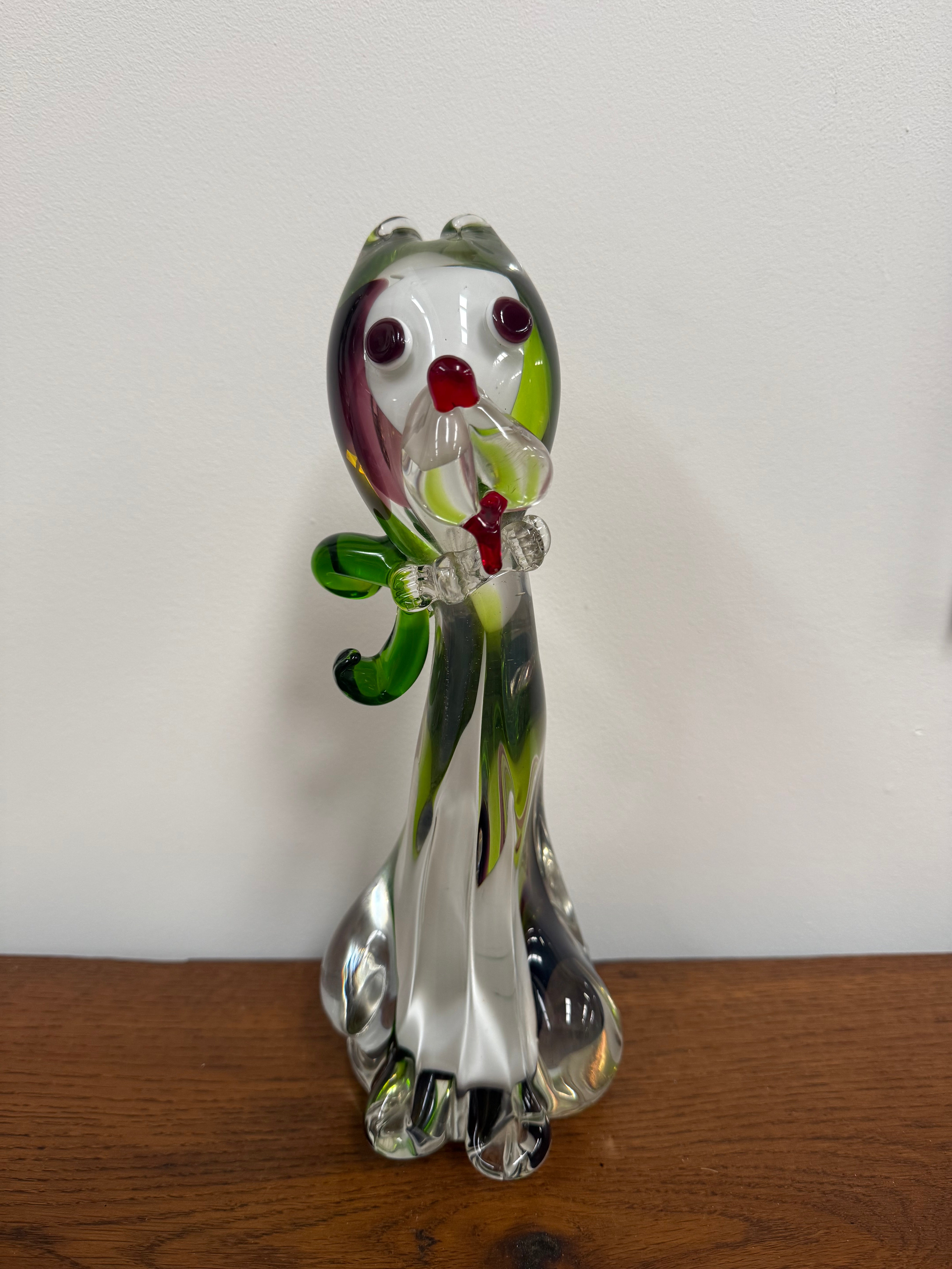 Vintage Murano Style Seguso Dog Figure | Antique & Vintage | Moonee Ponds Antiques | Australia Wide Delivery