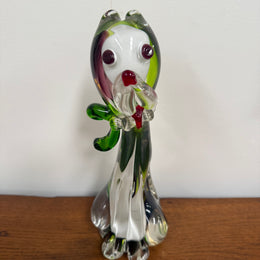 Vintage Murano Style Seguso Dog Figure