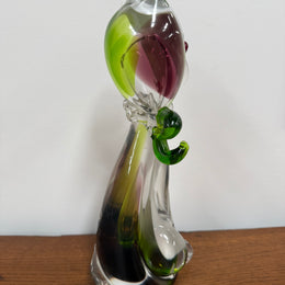 Vintage Murano Style Seguso Dog Figure