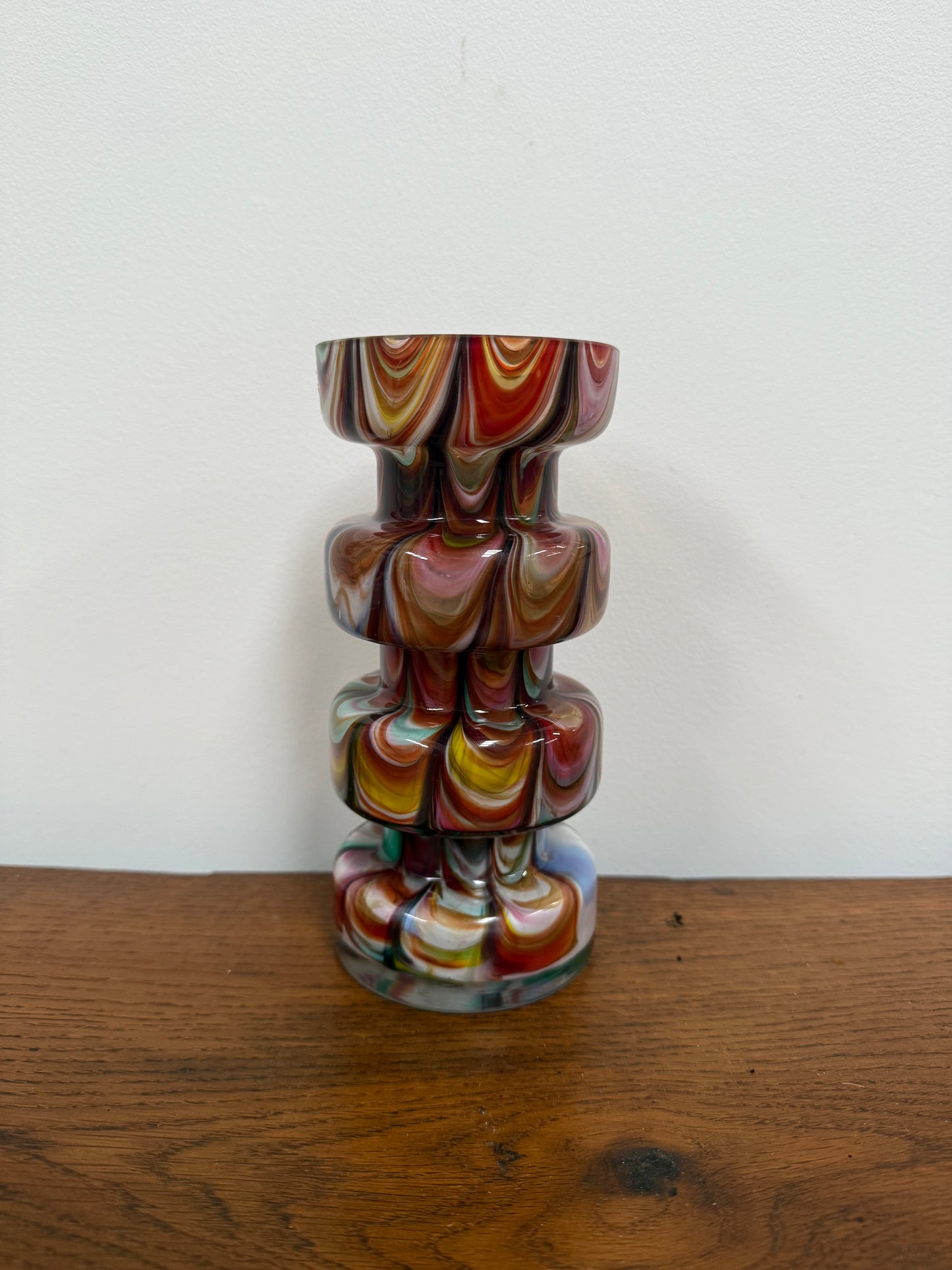 Superb Rare Shaped Murano Glass Vase