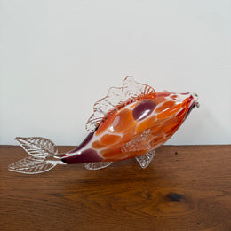 Vintage Murano Glass Multi Coloured Fish