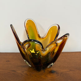 Tri-Colour Murano Finger Glass Vase