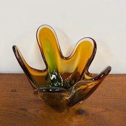 Tri-Colour Murano Finger Glass Vase