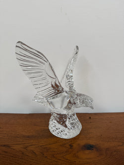 Waterford Crystal Flying Bald Eagle Sculpture Figurine | Antique & Vintage | Moonee Ponds Antiques | Australia Wide Delivery
