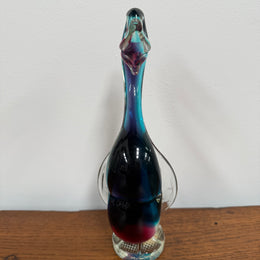 Vintage Murano Coloured Glass Duck