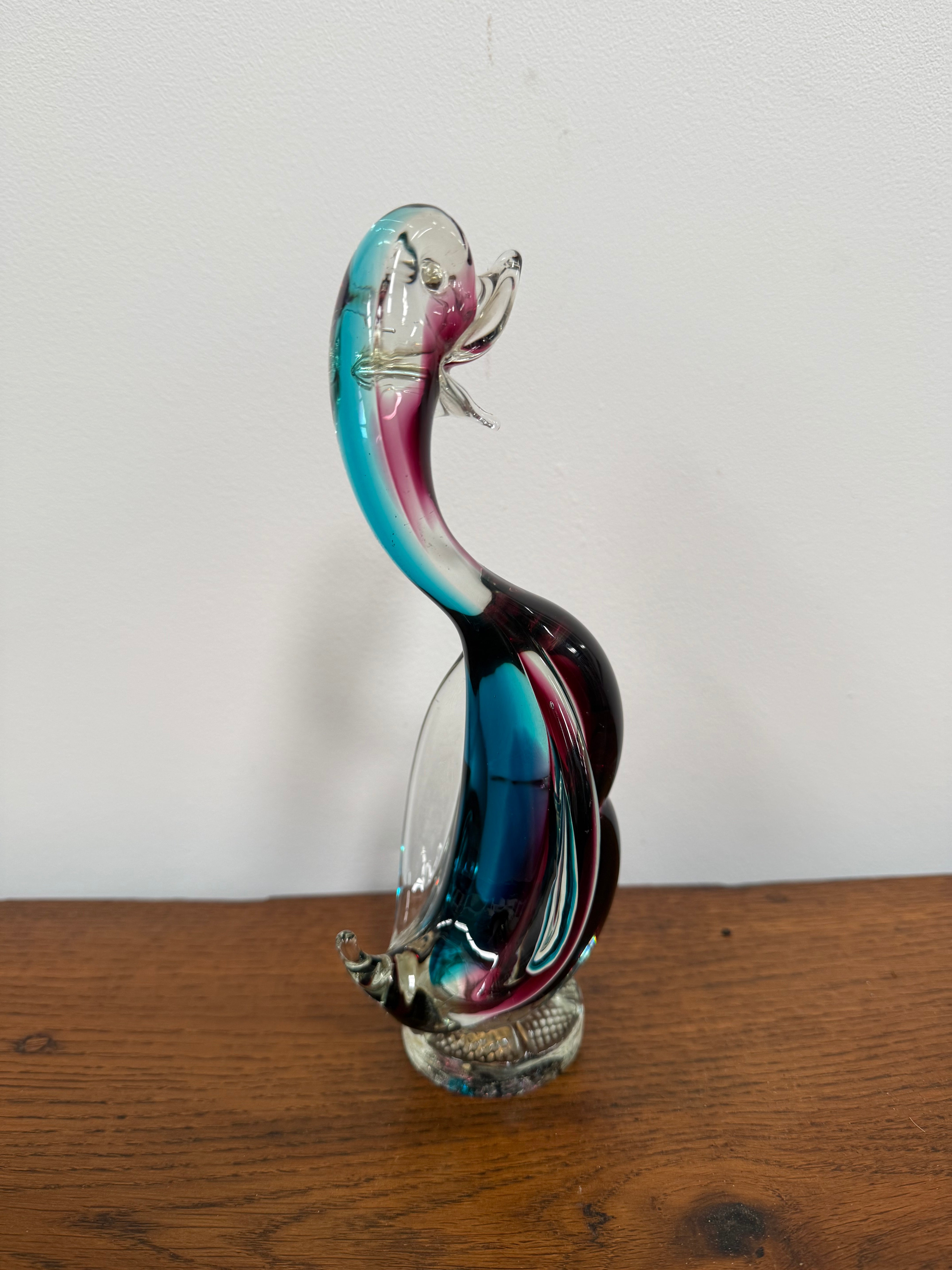 Vintage Murano Coloured Glass Duck | Antique & Vintage | Moonee Ponds Antiques | Australia Wide Delivery