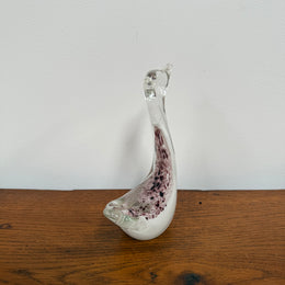 Vintage Murano Glass Swan Figure
