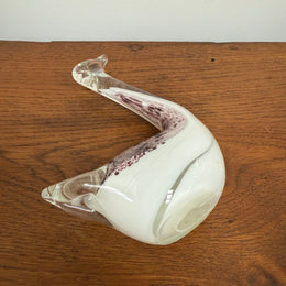 Vintage Murano Glass Swan Figure