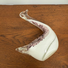 Vintage Murano Glass Swan Figure