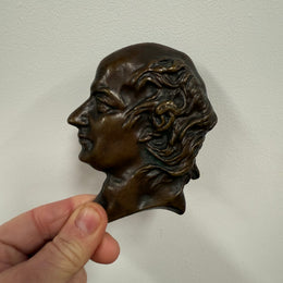 Bronze Wall Plaque French Poet Pierre Jean De Beranger