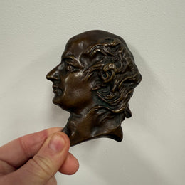 Bronze Wall Plaque French Poet Pierre Jean De Beranger