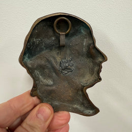 Bronze Wall Plaque French Poet Pierre Jean De Beranger